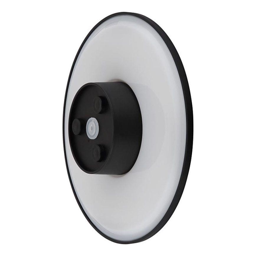 Globo - Applique murale extérieure LED/15W/230V 3000/4000/6000K d. 25,2 cm IP44 noir