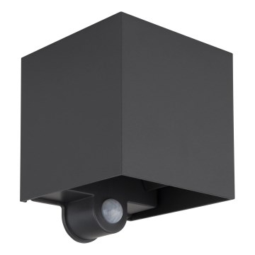 Globo - Applique murale extérieure LED avec détecteur 2xLED/3W/230V IP54