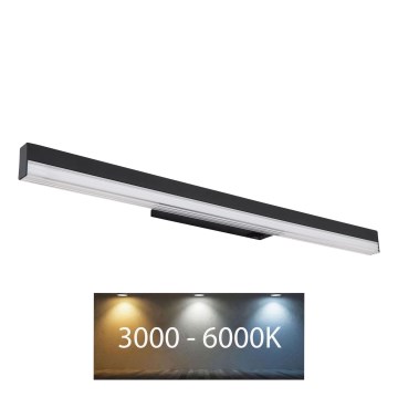 Globo - Applique murale LED/12W/230V 3000/6000K 60 cm noir