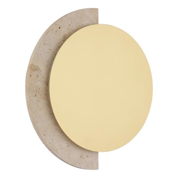 Globo - Applique murale LED/12W/230V 3000K Ø 25 cm travertin