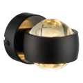 Globo - Applique murale LED/7W/230V 3000K noire