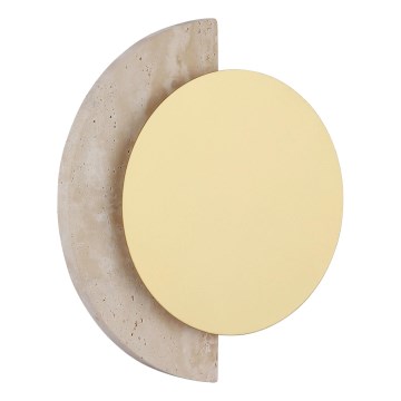 Globo - Applique murale LED/8W/230V 3000K Ø 20 cm travertin