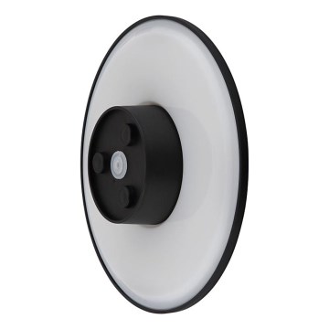 Globo - Applique murale LED extérieure LED/15W/230V 3000/4000/6000K Ø 25,2 cm IP44 noir