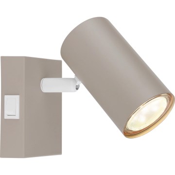 Globo - Applique spot murale 1xGU10/35W/230V beige