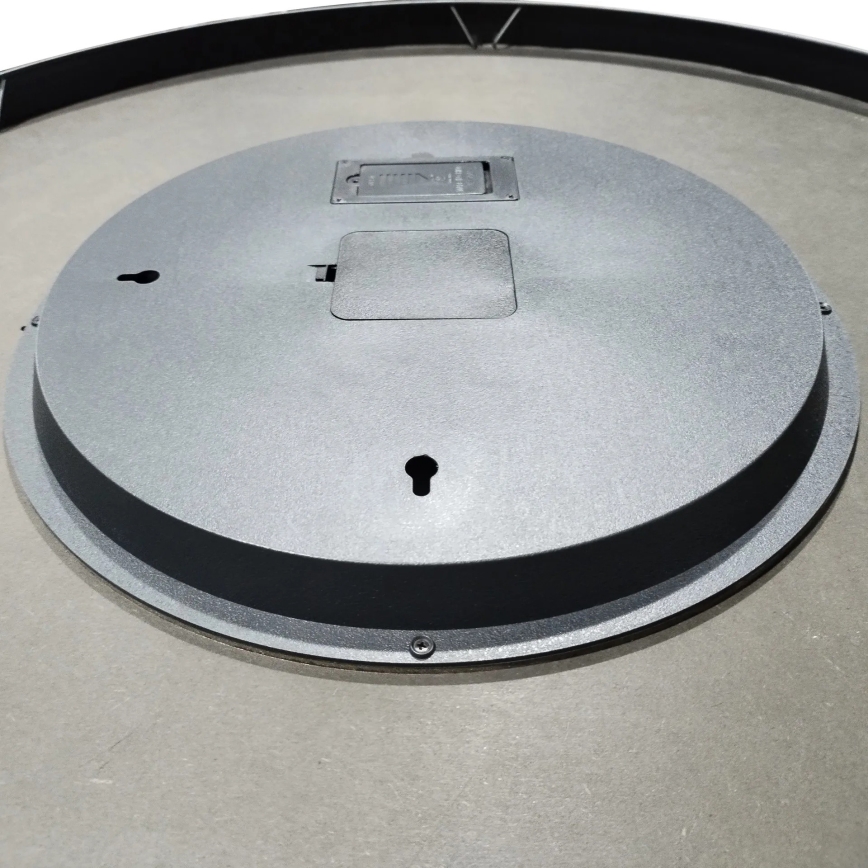 Globo - Table basse avec horloge Ø 71,5 cm, noire