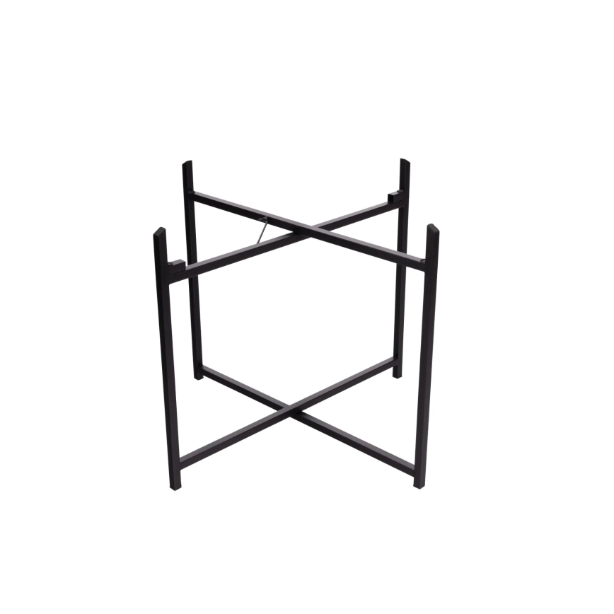 Globo - Table basse avec horloge Ø 71,5 cm, noire