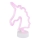 Globo - Décoration de table néon LED/2W/3xAA licorne