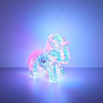 Globo - Décoration de table rechargeable à LED dimmable LED/4W/5V 1800 mAh licorne