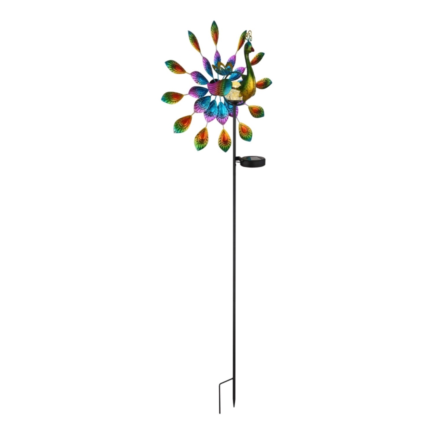 Globo - Décoration solaire LED/0,06W/3V IP44 paon