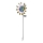 Globo - Décoration solaire LED/0,06W/3V IP44 paon