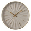 Globo - Horloge murale Ø 30,5 cm, 1 pile AA, blanche