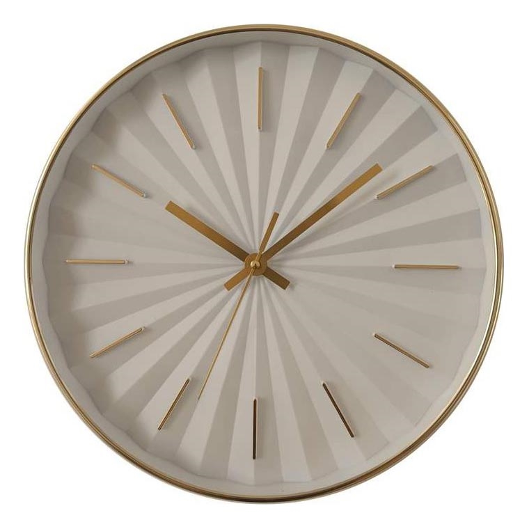 Globo - Horloge murale Ø 30,5 cm, 1 pile AA, blanche