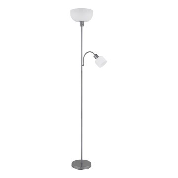 Globo - Lampadaire 1xE27/40W/230V + 1xE14/25W