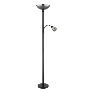 Globo - Lampadaire 1xE27/60W/230V + 1xE14/40W