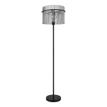 Globo - Lampadaire 1xE27/60W/230V noir