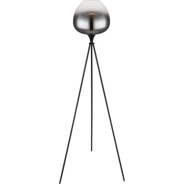 Globo - Lampadaire 1xE27/60W/230V noir