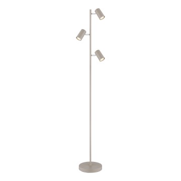 Globo - Lampadaire 3xGU10/5W/230V beige