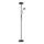 Globo - Lampadaire LED dimmable LED/18,5W/230V + LED/4,5W 3000K noir