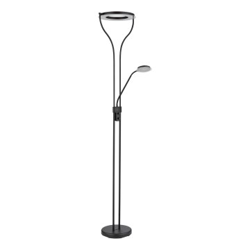 Globo - Lampadaire LED dimmable LED/20W/230V + LED/4W 3000K noir