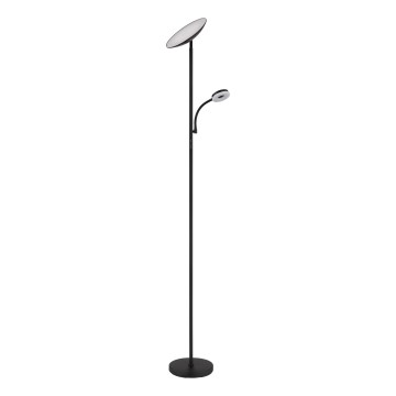 Globo - Lampadaire LED dimmable LED/20W/230V + LED/5W 3000/4000/6500K noir