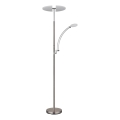 Globo - Lampadaire LED dimmable LED/40W/230V + LED/5,5W 2700/4000/6000K chrome mat