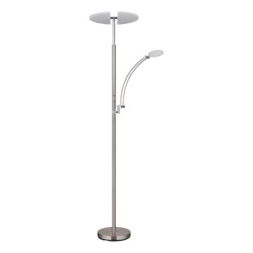 Globo - Lampadaire LED dimmable LED/40W/230V + LED/5,5W 2700/4000/6000K chrome mat