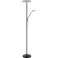 Globo - Lampadaire sur pied LED dimmable LED/28W/230V + LED/5W 3000K noir