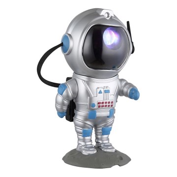 Globo - Lampe de bureau LED RGB LED/4,5W/5V astronaute argentée