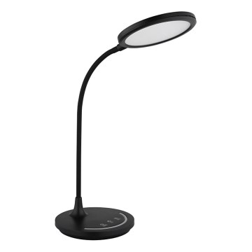 Globo - Lampe de bureau tactile flexible à intensité variable LED/12W/230V 3000/4000/6500K IRC 90 noire