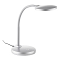 Globo - Lampe de bureau tactile flexible à intensité variable LED/4,6W/230V argentée