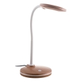 Globo - Lampe de bureau tactile flexible à intensité variable LED/4,6W/230V marron