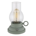 Globo - Lampe de bureau tactile LED rechargeable dimmable LED/1W/3,7V 1200 mAh verte