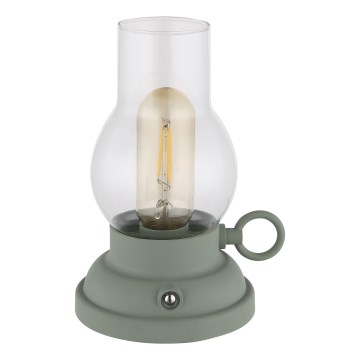 Globo - Lampe de bureau tactile LED rechargeable dimmable LED/1W/3,7V 1200 mAh verte