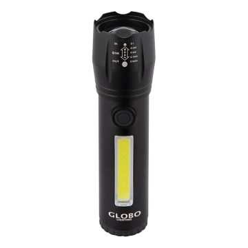Globo - Lampe de poche rechargeable LED/3W/5V + COB/3W 5500K 1200 mAh