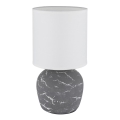 Globo - Lampe de table 1xE14/40W/230V gris