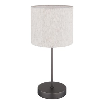 Globo - Lampe de table 1xE27/25W/230V noir/beige