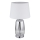 Globo - Lampe de table 1xE27/40W/230V blanche/argentée