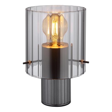Globo - Lampe de table 1xE27/40W/230V d. 14 cm gris