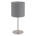 Globo - Lampe de table 1xE27/40W/230V grise