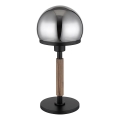 Globo - Lampe de table 1xE27/40W/230V noir/marron