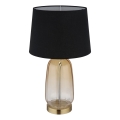 Globo - Lampe de table 1xE27/40W/230V noire/marron