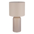 Globo - Lampe de table 1xE27/60W/230V beige