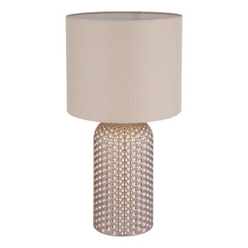 Globo - Lampe de table 1xE27/60W/230V beige