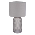 Globo - Lampe de table 1xE27/60W/230V gris
