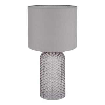Globo - Lampe de table 1xE27/60W/230V gris