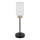 Globo - Lampe de table 1xE27/60W/230V noire/blanche