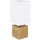 Globo - Lampe de table 1xE27/7W/230V blanc/marron
