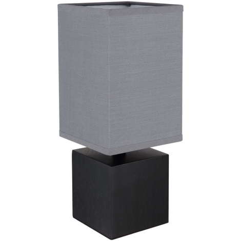 Globo - Lampe de table 1xE27/7W/230V gris/noir