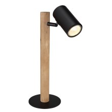 Globo - Lampe de table 1xGU10/5W/230V bois/métal