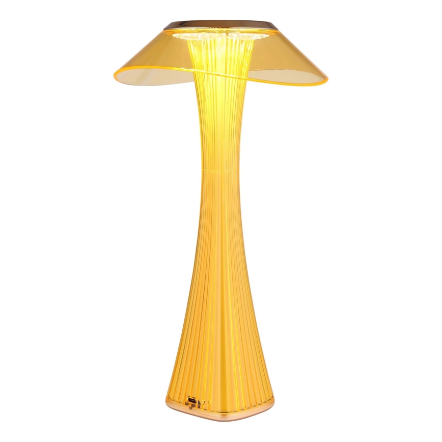 Globo - Lampe de table à intensité variable rechargeable LED/2,5W/3,7V 1200mAh 2700K/4500K/6500K doré